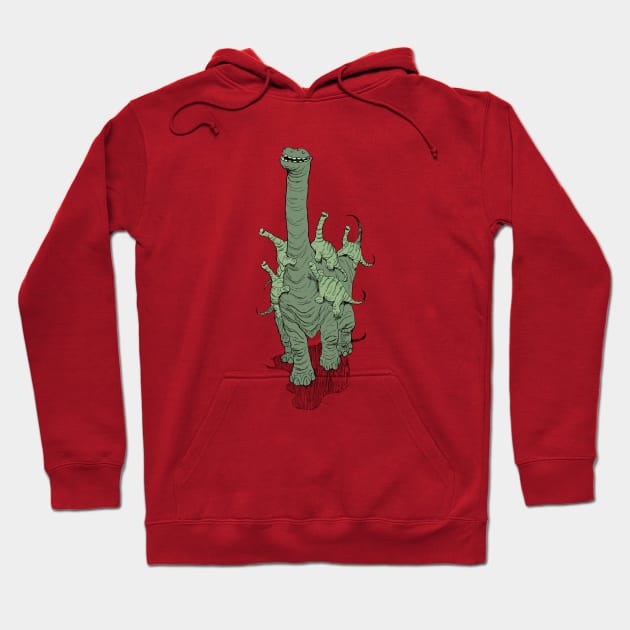 Proud Dinosaur Hoodie by JimBryson